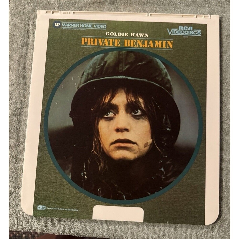 Private Benjamin RCA Selectavision VideoDisc CED Goldie Hawn